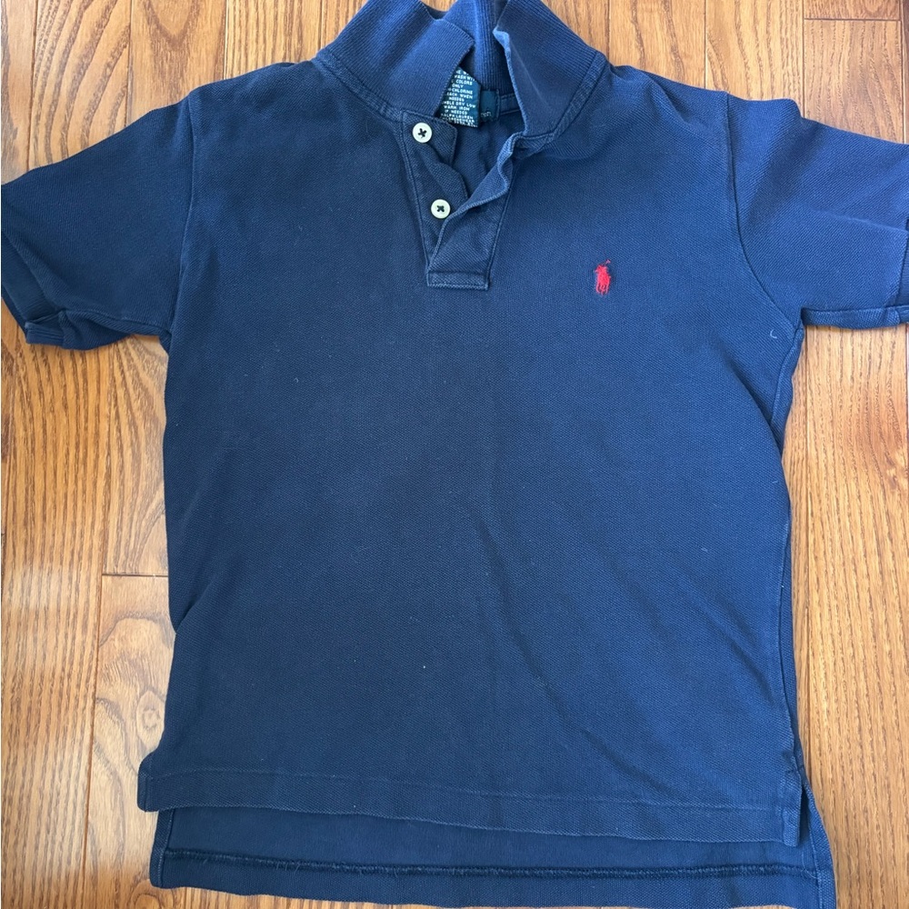Ralph Lauren Kids Polo in Navy with Red Logo